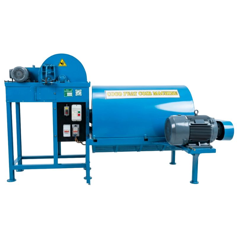 Coco Peat Double Side 3phase Machine Long Turbo